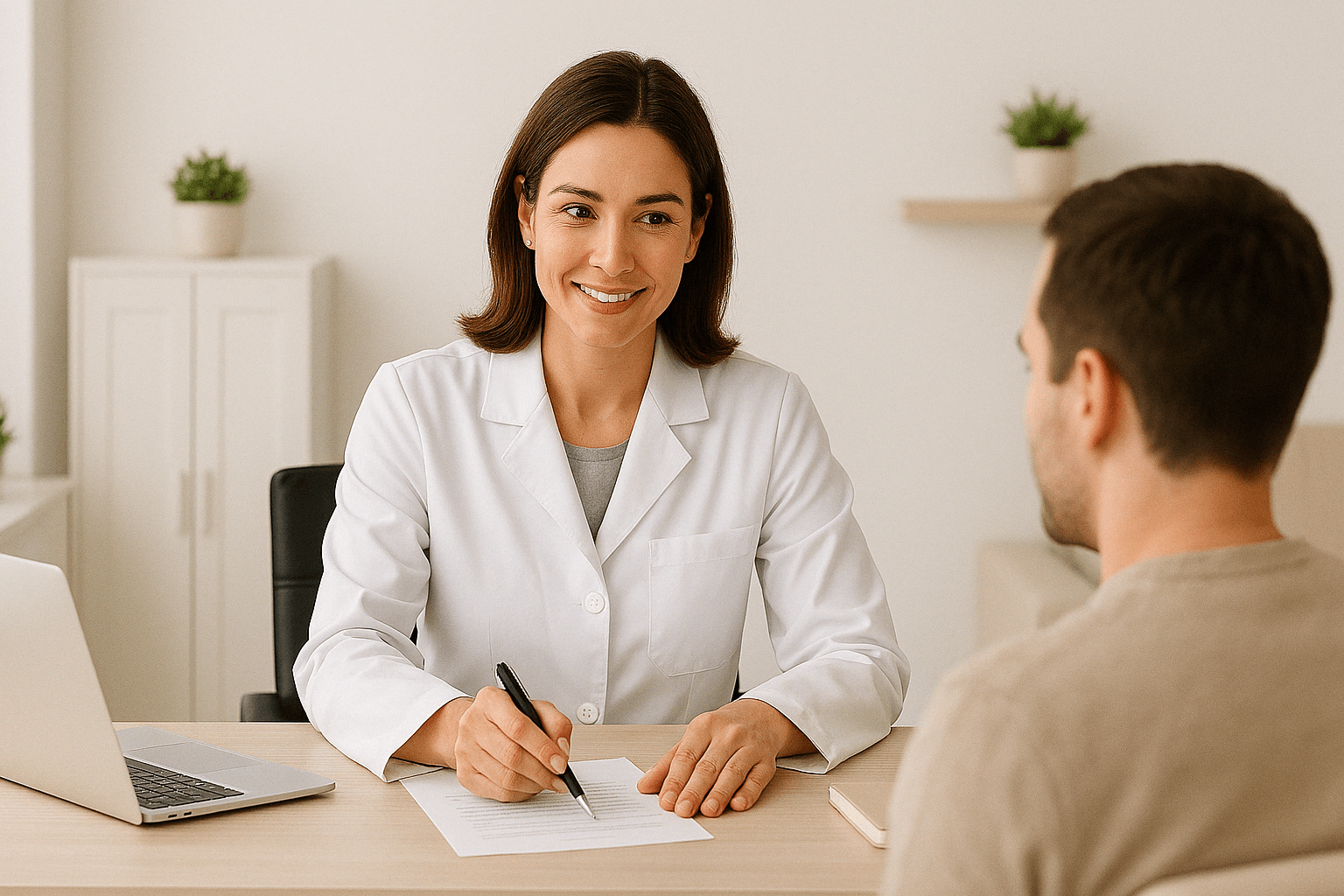 Dra. Ana Silva em atendimento